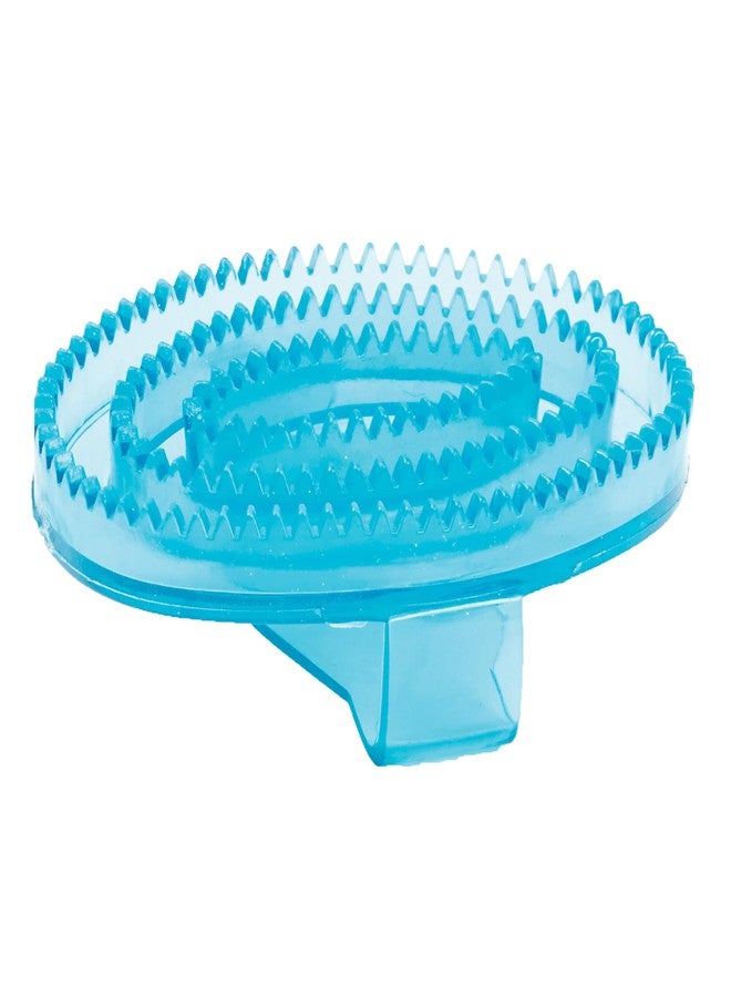 روما مشط كاري مطاطي من روما، لامع أزرق، صغير - Image 1